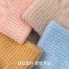 Wool knitted half-finger flip dew finger primary school students writing thickened warm and cold-proof cute rabbit winter girls gloves