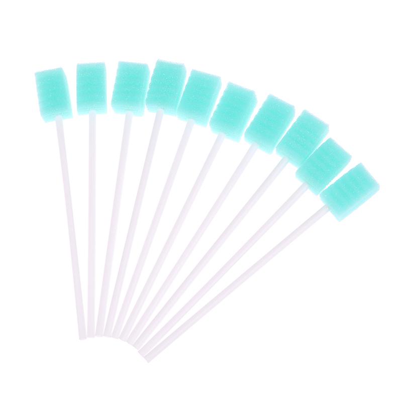 10 Pezzi Pulizia Denti Bocca Dentale Monouso Pulizia Denti Cura Orale Spugna Tampone Piccola Spugna Spazzolino