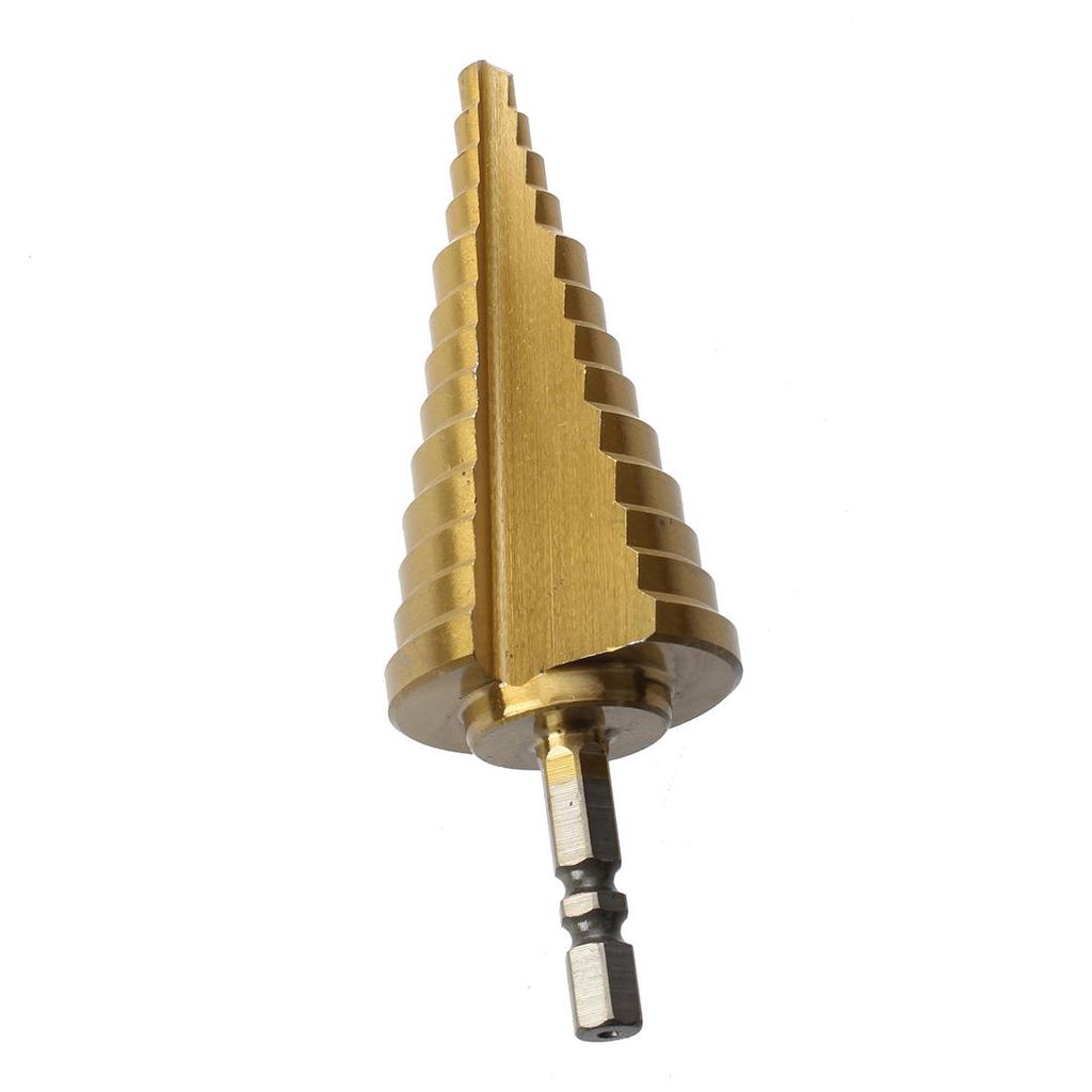 3x Pro HSS Step Cone Drill Bit Titanium Hole High Speed Steel Set Large*