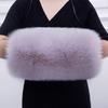 Cozy Faux Fur Muff Sleeve Hand Warmer - Winter Plush Tube Glove