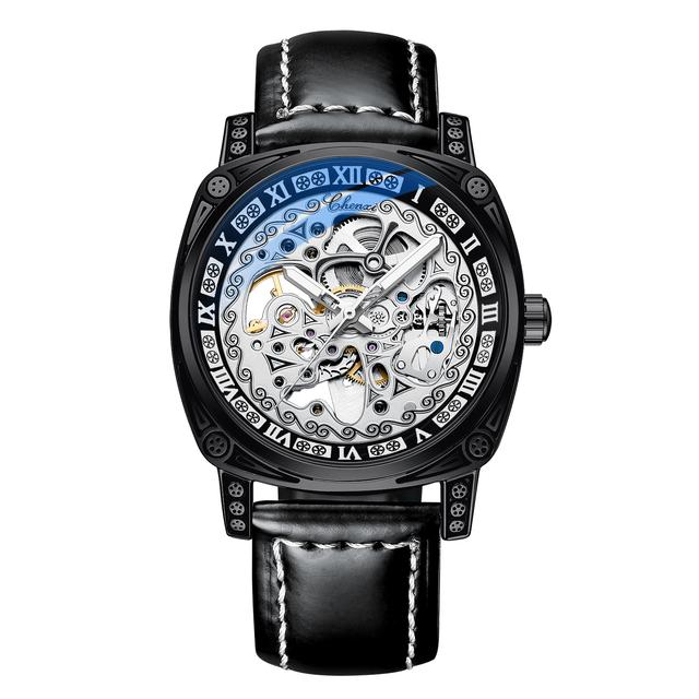 CHENXI 8825 2022 New Top Brand Men Watch Luxury Automatic Mechanical Waterproof Relog Chenxi Luminous Business Wrist Watches чёрный