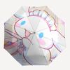 1pc Adorable Bunny Chef Hat with Automatic Opening Umbrella - Portable Folding Design, 8-Bone Iron Frame Outdoor Umbrella, Perfect Gift for Fans, Trav
