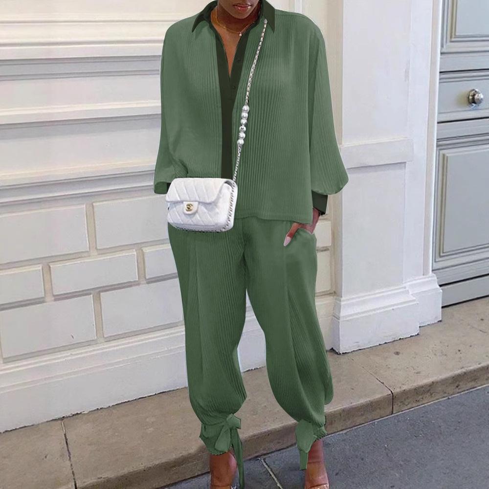 Herbst Neues Damenbekleidungsset mit losen Fäden