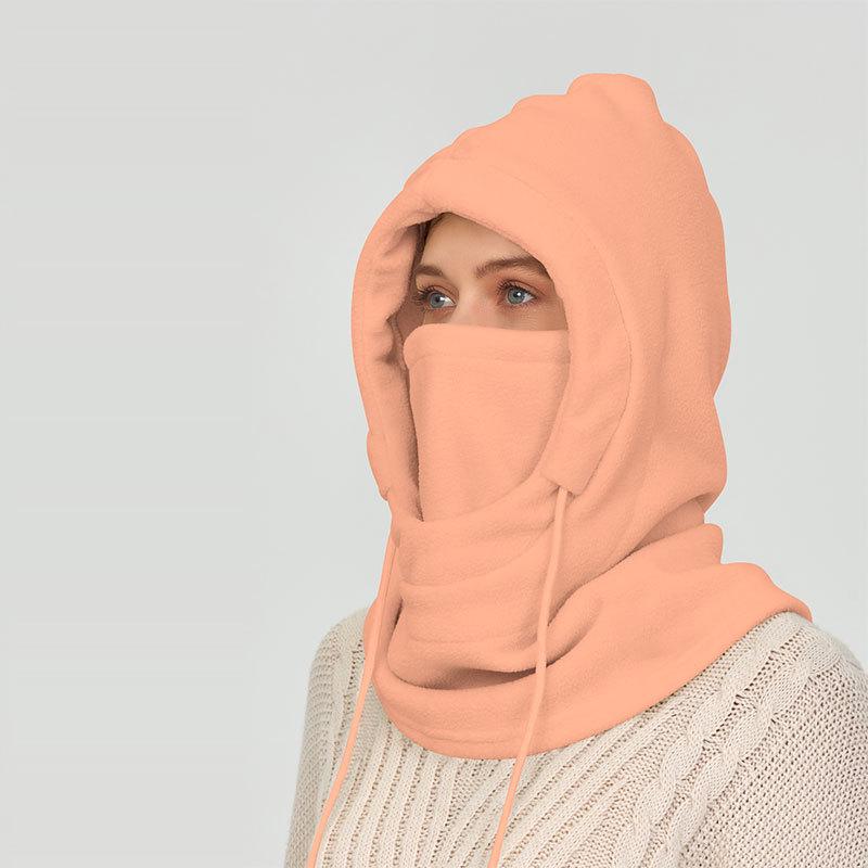 Winter Cycling Warm Hat & Windproof Neck Protector for Men and Women - Thickened Velvet Ski Mask