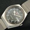 AUTOMATIC VINTAGE SEIKO 5 JAPAN 6309A MENS ARABIC BLACK DIAL WATCH a702659-1 R209-a702659