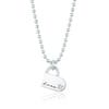Lloyd Endless Heartline Lettering Necklace Llns22302Sww