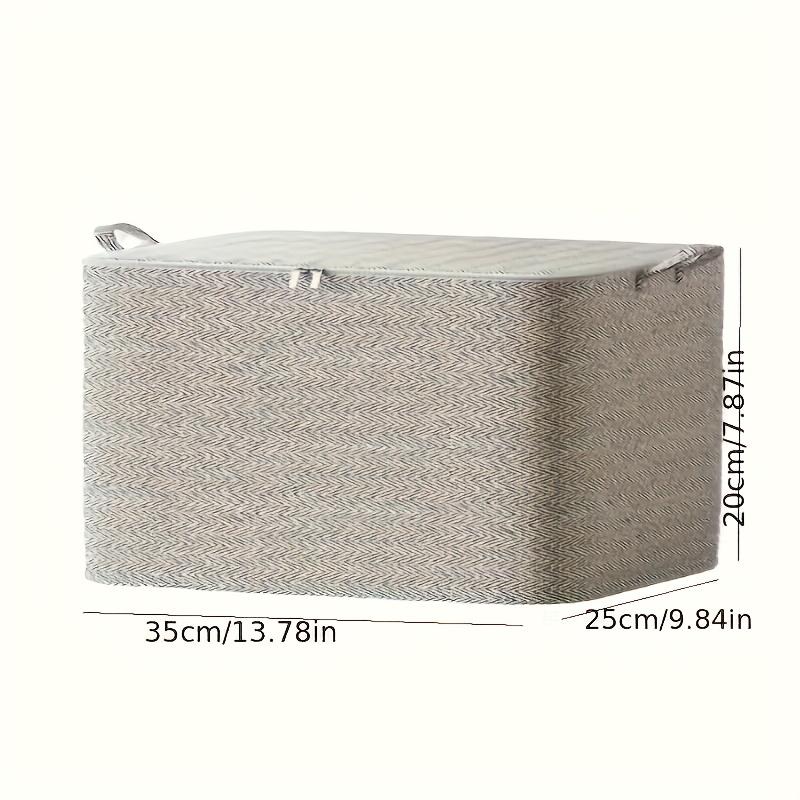 XL Foldable Storage Box | Heavy-Duty Fabric | Space-Saving for Wardrobe, Under Bed & Moving