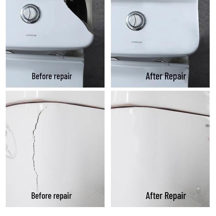 Keramikfliesen- und Fugenreparaturpaste - Starker Klebstoff für Marmor, Toilette und Bodenfliesenlöcher