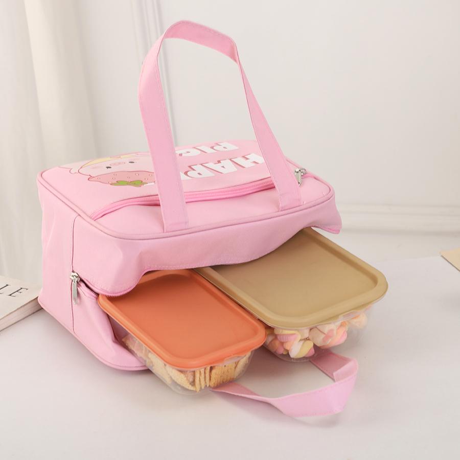 Aluminum Foil Insulated Bag, Thickened Lunch Box, Handbag, Lunch Box Bag, Handbag, Waterproof Rice Bag, Bento Bag