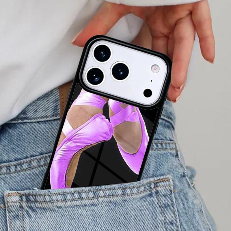 Ballerina girl Pointe Ballet Slippers Shoes Phone Case for iPhone 16e 15 14 13 12 17 Pro Max Plus Air 17pro Cover Coque