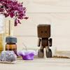 Hot Shaking Wooden Man Figurine Car Decoration Small Ornaments Leg-swinging Robot Figurine Cute Wood Man Car Good Ornaments