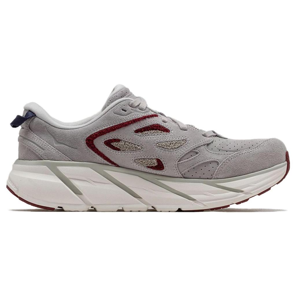 HOKA ONE ONE Clifton L Embroidery 'Lunar Rock Cabernet' 1126854-LRCB