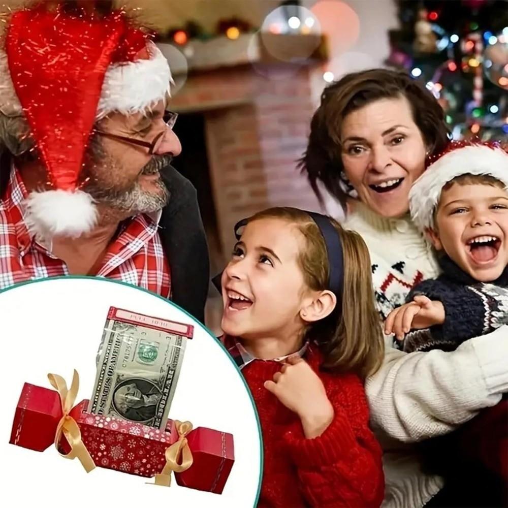 Funny Christmas Money Box Paper Christmas Money Holders Creative Cash Gift Pull  Party Supplies