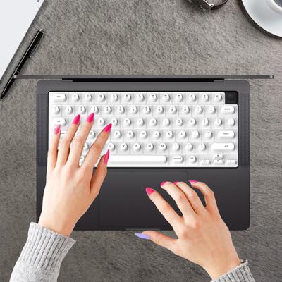 Keyboard Cover for Long Nails, Silicone Notebook Nail Art Sturdy Film Raised