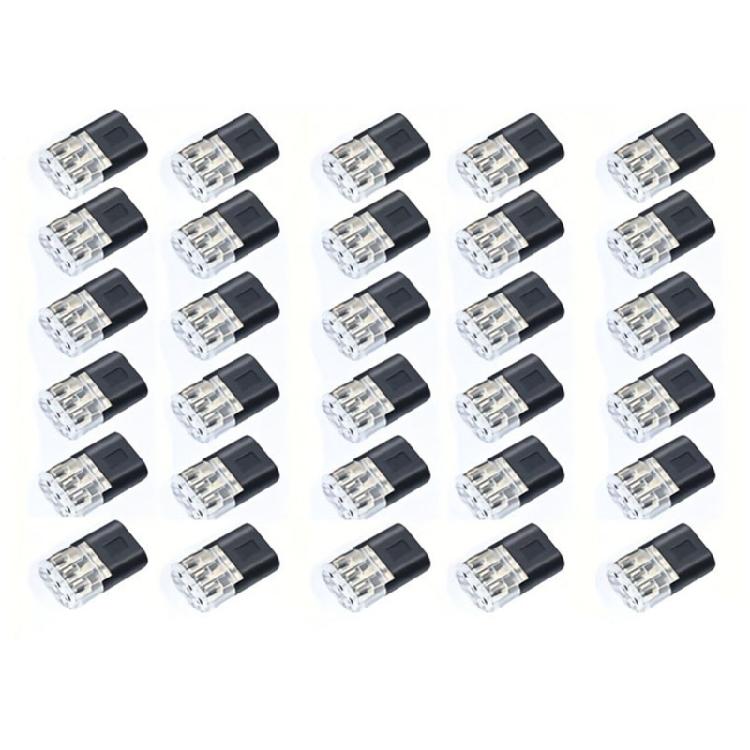 ABS Plastic LED Wire Connectors Easy Installation Terminals Block Connectors For 18-22AWG Electrical Cables