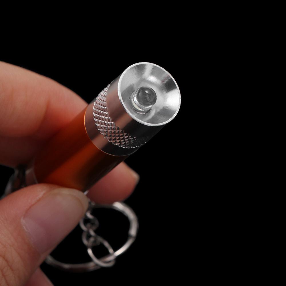 Emergency Keychain Climbing Survival Light Hiking Tool Portable 3-In-1 Compass Whistle Flashlight