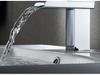 Dual Temperature Waterfall Basin Faucet for Bathroom Countertops