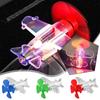 Wind Power Aircraft Wind Power LED Bright Light Car Rotation Electric Lights Night Motorcycle Accessories Decoration E0I6