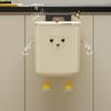 Kitchen Compost Bin Cartoon Hangings Trash Can with Lid Cabinet Door Under Sink Garbage Can for Office Counter Home Decors