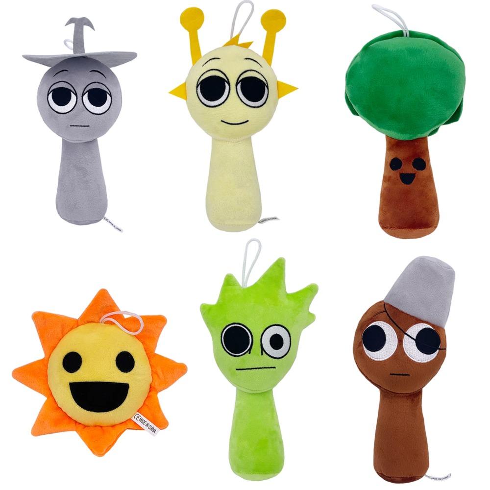 Sprunki Peluche Giocattoli Horror Gioco Giocattoli Cartoni Animati Carini Morbidi Cuscini Imbottiti per Bambini Regalo di Compleanno di Natale Bambole Imbottite per Bambini
