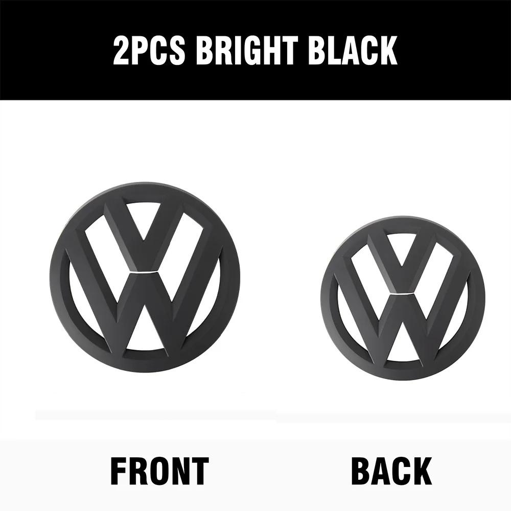 

For VW Volkswagen Jetta MK5 Golf Non-destructive Front Hood Radiateor Badge Rear Trunk Lid Cover Emblem Sticke For VW Volkswagen Golf 5 (MK5)