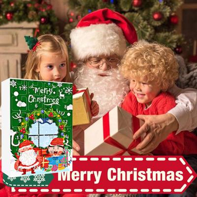 Snowman Advent Calendar 24-Day Countdown Xmas Gift Set 2D Cartoon