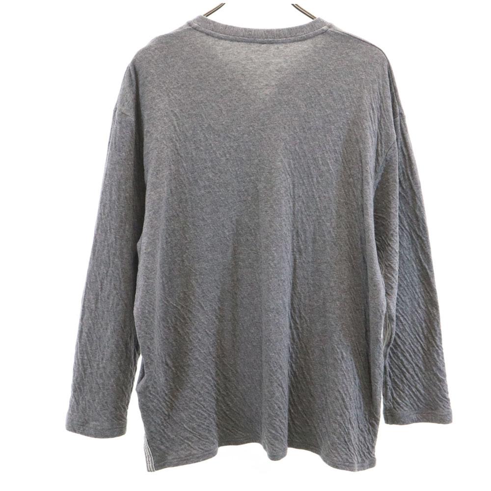 Y's for living made in Japan Long sleeve half button Cut L gray Men's Used