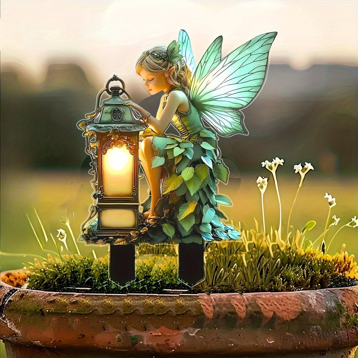 

2D Enchanting Fairy Tale Garden Acrylic Logo, Suitable for Families, Living Rooms, Cafes, Gardens, Garages, Holiday Bathrooms, Offices, Bakeries, 12*10cm