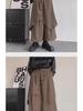 High-Grade Yamamoto-Style Irregular Buttoned Culottes for Men and Women