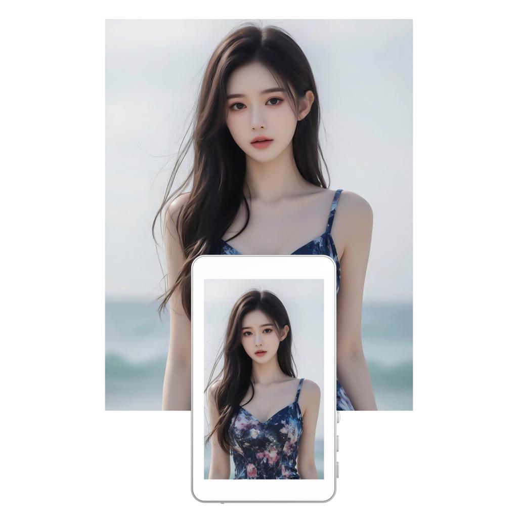 Magnetic Phone Vlog Selfie Monitor Screen Back Camera Monitor Rear Camera Monitor Screen for Selfie Vlog Live Stream