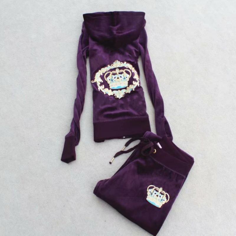 Neues Samt-Zweiteiler-Yoga-Set: Frühlings- & Herbstmode Schlankmachende Freizeit-Damenbekleidung