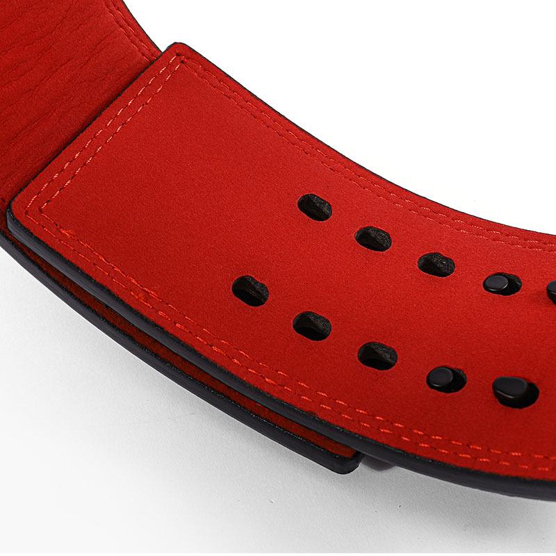 Unisex Leather Fitness Belt for Squats, Deadlifts, and Powerlifting - Lumbar Support for Weightlifting and Sports
