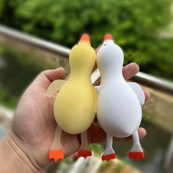 Color Changing Strawberry Squeeze Toy Simulated Fruit Bunny Duck Love Heart Stress Ball