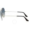 Ray Ban Aviator Gradient Light Blue Gradient Unisex Sunglasses Rb3025 003 3f 62