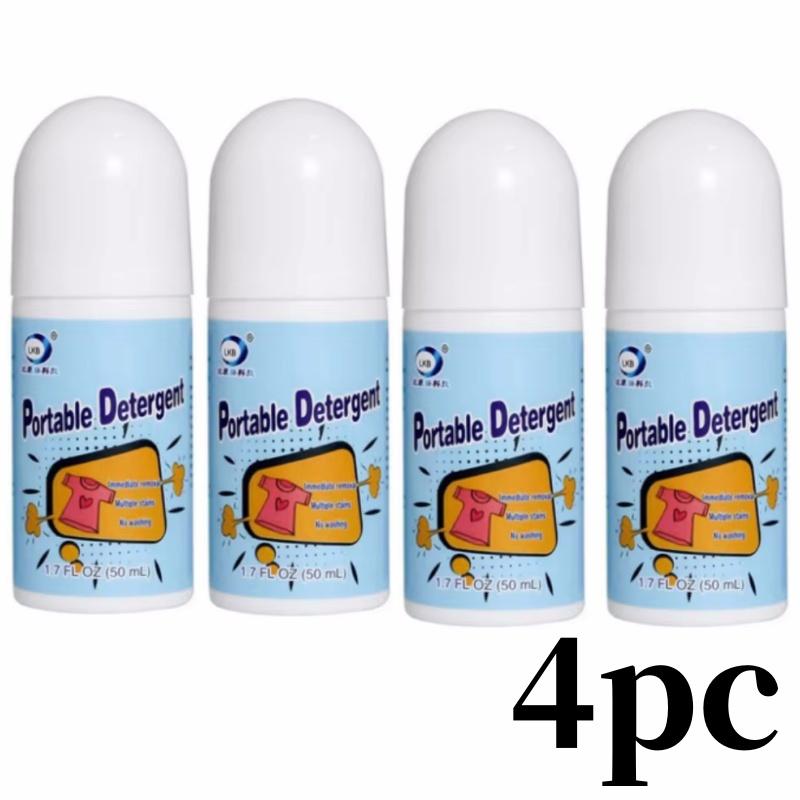 50ml Clothing Stain Removal Rolling Bead Portable Washing-Free Emergency Fast Clear Cleaner for Small Greasy Filth on T-Shirt