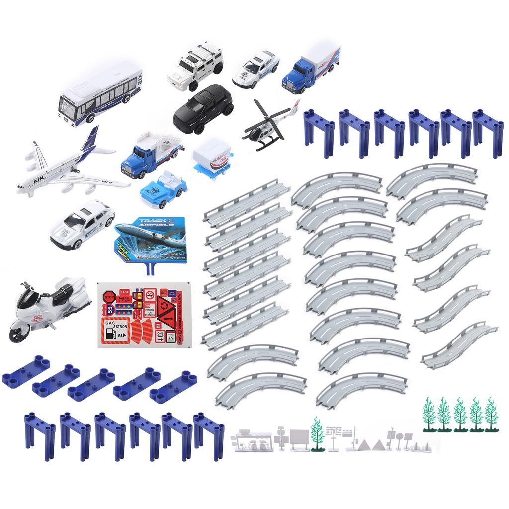 Car Tracks Toy Electric Children Kids Toddler DIY Assembly Building Track Vehicle Toy SetCM557-1