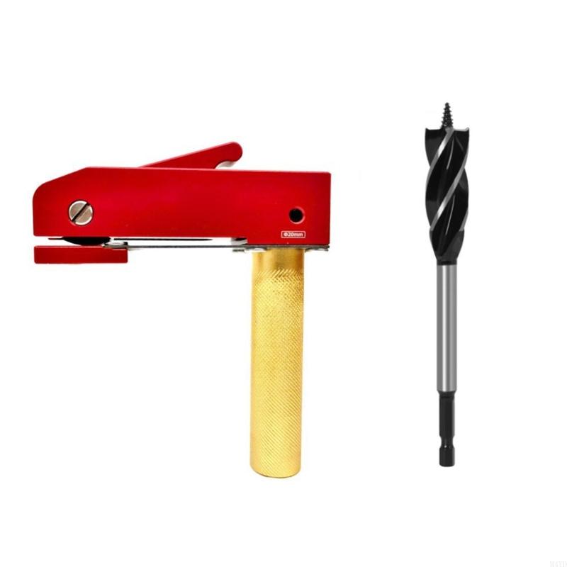Ergonomic High Strength Aluminum Woodworking Workbench Press Clamp For Precise Materials Secure Holding And Crafting M4YD