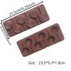 6 Even Doughnut Silicone Mold Lollipop Chocolate Cheese Stick Making Tools DIY Children's Candy Baking Mold Kitchen Bakeware