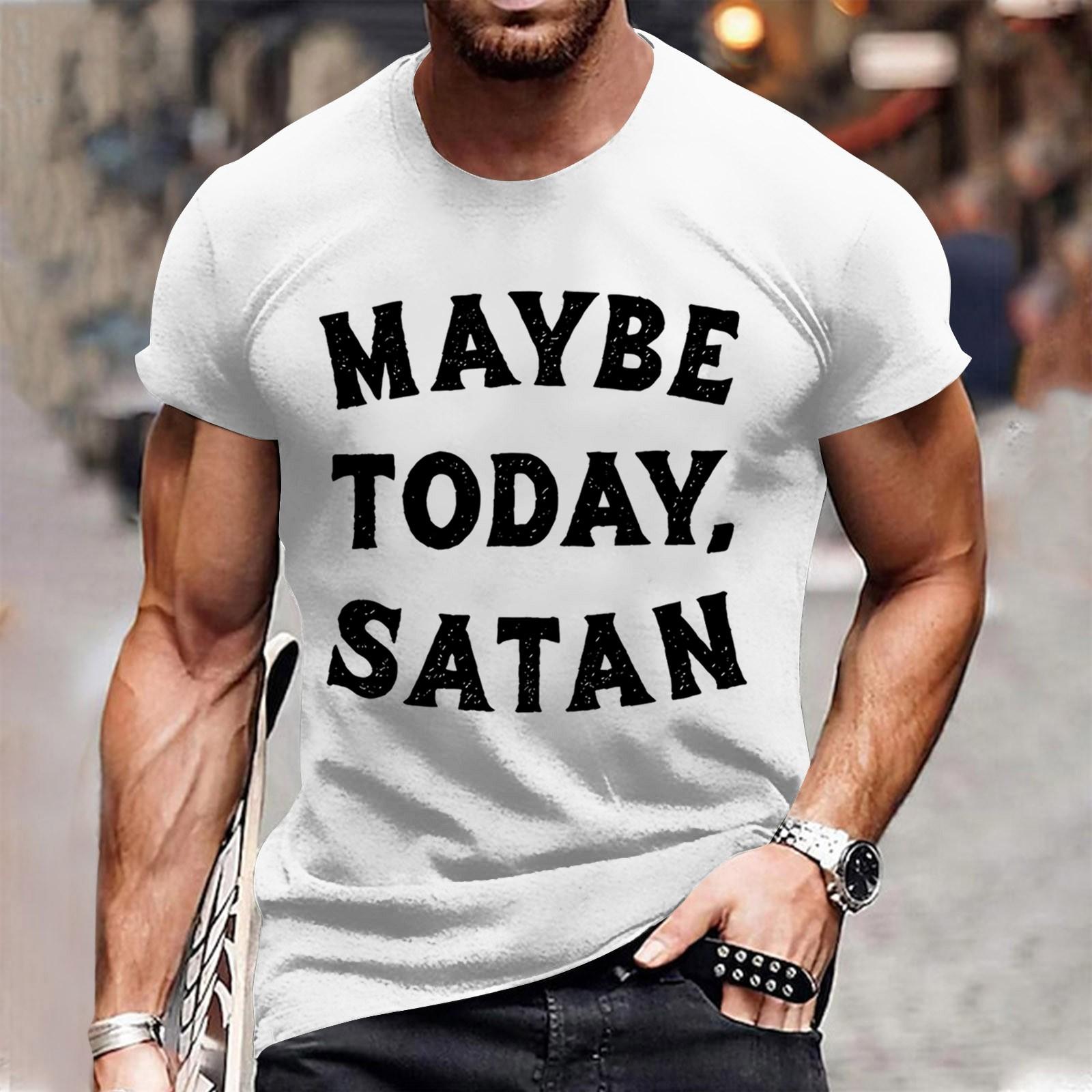 

Мужская модная футболка уличная повседневная одежда с коротким рукавом XL белый