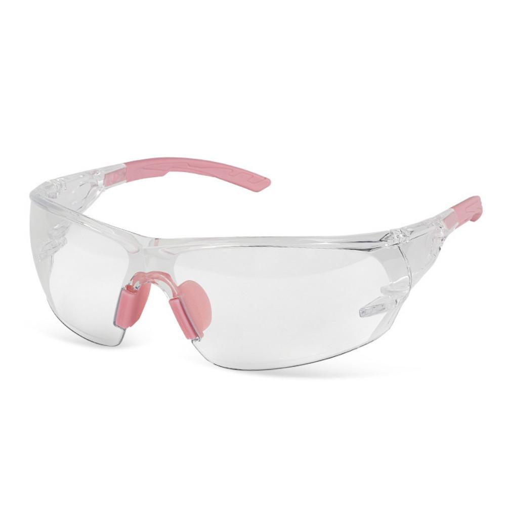 

Wind Dust Proof Clear Sport Glasses Anti Impact Cycling Eye Protector Protection Spectacles Women Pink Clear