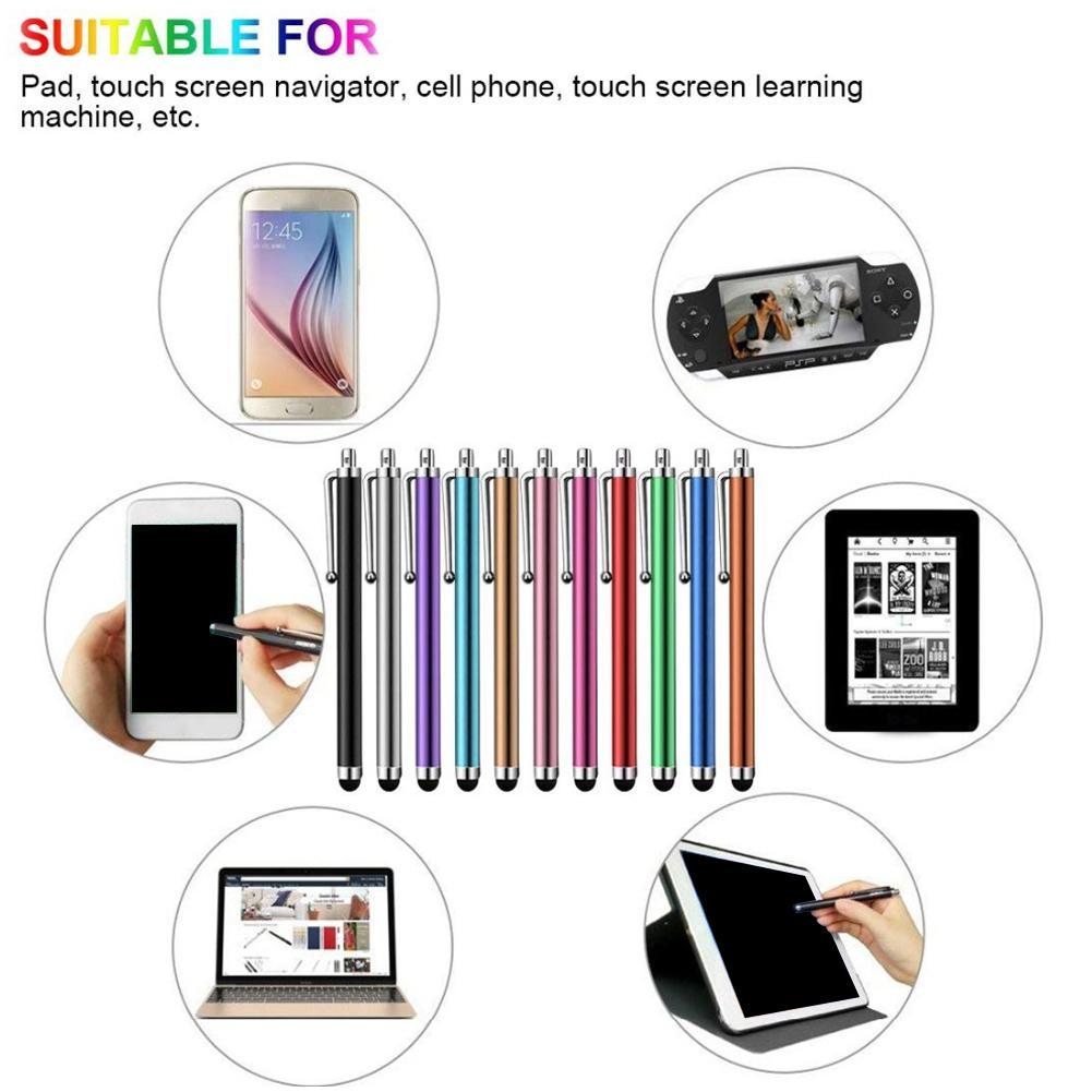 Pack of 50 Stylus Pen for Touchscreen, Universal Touch Screen Capacitive Metal Stylus Pen for Smartphone Tablet Mobile Phone