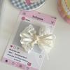 Korean Lace Bowknot Hair Clip for Girls: Handmade, High-end Headwear