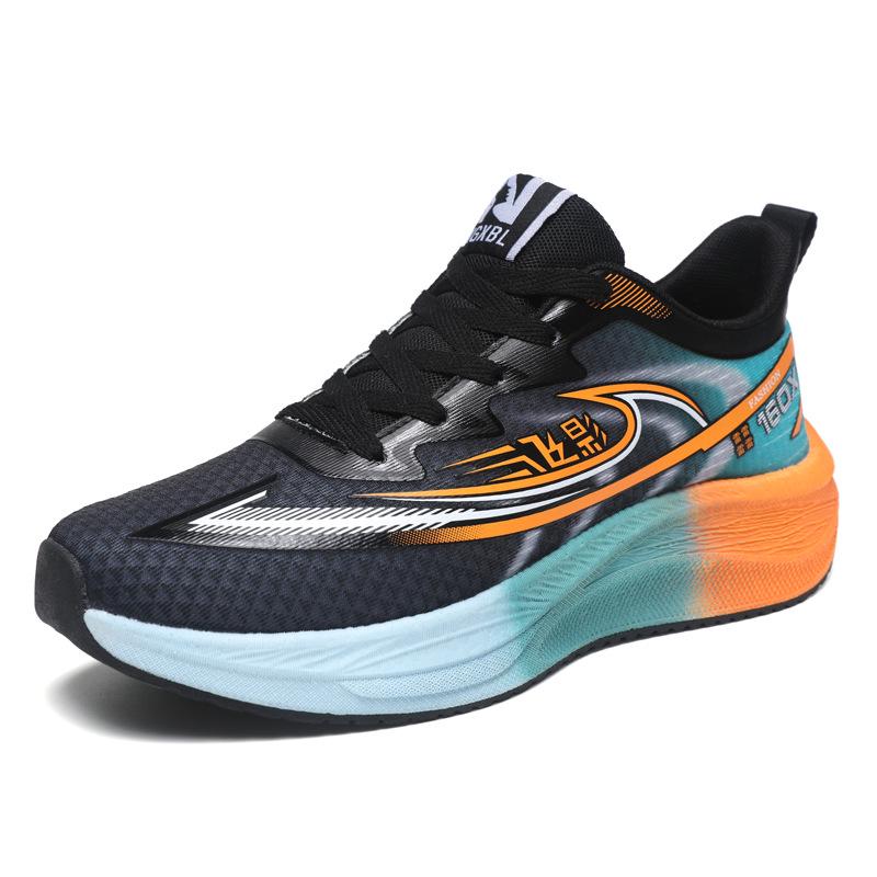 

Кроссовки для бега и фитнеса 2024 года унисекс с карбоновой пластиной для студентов и спортсменов 44