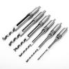 6Pcs SquaRe hole Saw Auger Drill Bit Mortising Chisel Woodworking Tool