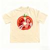 Tomato Angel Graphic Print Autumn Cotton Unisex T-shirt Short Sleeve Street Fashion Trend Clothing Street Style Winter Innerwear