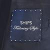 SHIPS Window pen check Loro Piana fabric tailored jacket 46 Navy Men's Used