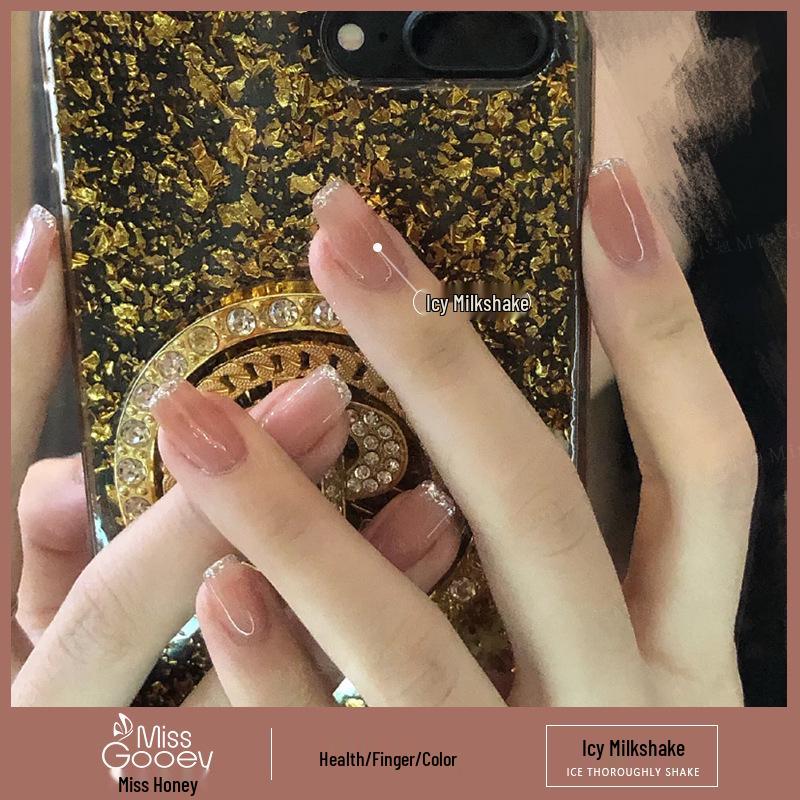 Summer 2025 Ice Transparent Nude Nail Gel Polish - Popular Whitening Jelly Color Series