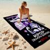 1Pc Kpop Demon Hunters Beach Towel, Quick Dry, Multi-Use for Beach Pool Gym Yoga Home Travel, Christmas, Halloween, Xmas Gift M929201