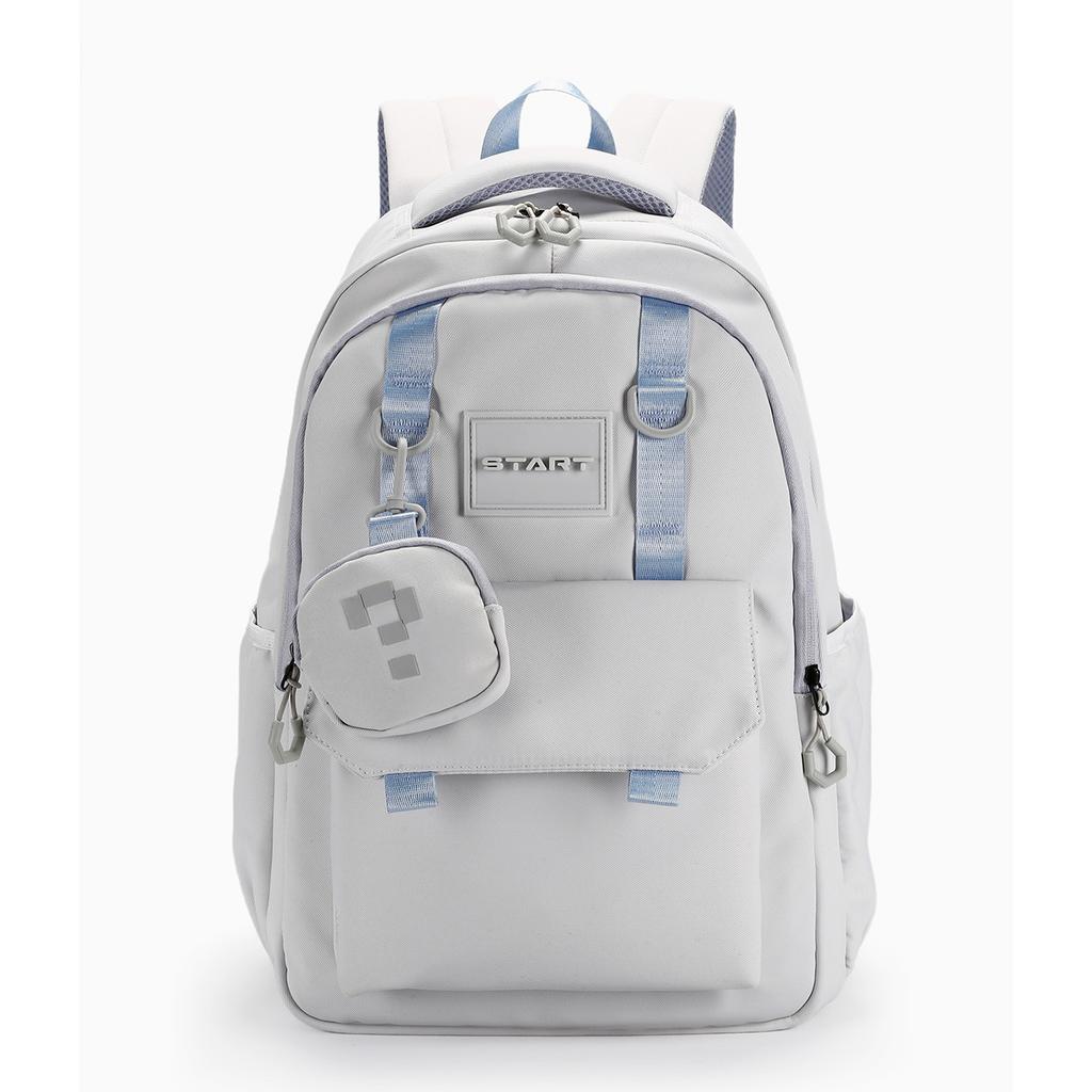 Schoolbag new large-capacity student backpack, trendy and fashionable backpack for men, for junior high, high school, and college students