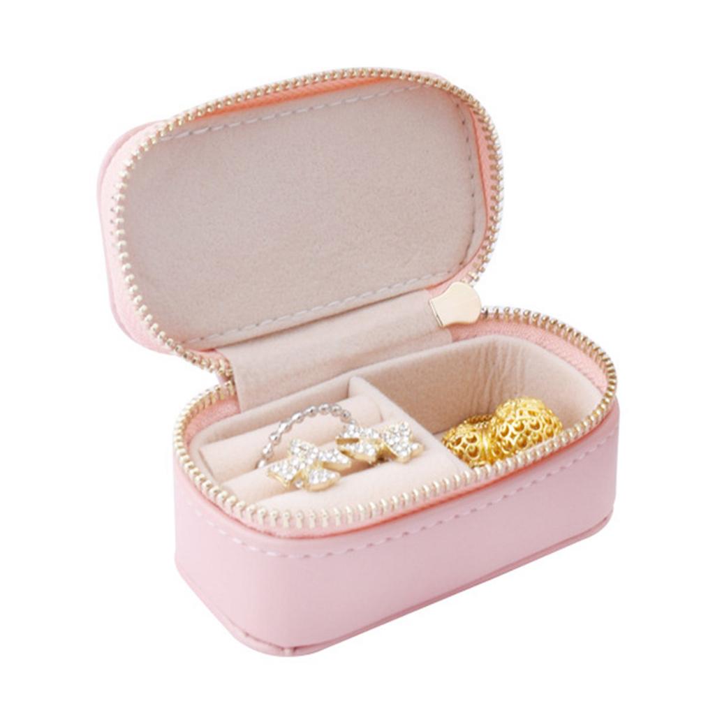Practical Jewelry Organizer Storage Box Women Portable Display Case Elegant Jewelry Organizer for Valentines Day